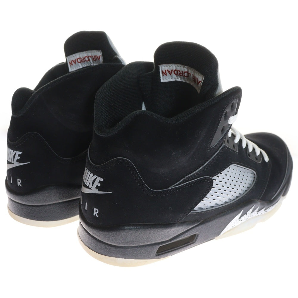 NIKE(ナイキ) AIR JORDAN 5 RETRO OG BLACK METALLIC REIMAGED HF3975-001 エアジョーダン5 レトロ ブラックメタリックリイマジンド ハイカット スニーカー ブラック US9/27cm