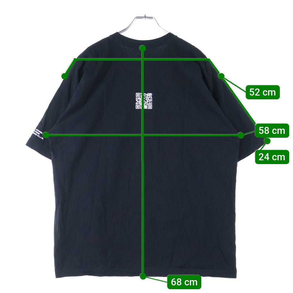 NEIGHBORHOOD(ネイバーフッド) NH 231 SPOT Tee 231PCNH-ST03S ロゴプリント クルーネック半袖Tシャツカットソー ブラック