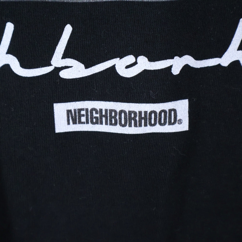 NEIGHBORHOOD(ネイバーフッド) 20SS C-TEE.SS 201PCNH-ST13 ヨークシャテリア フォトプリント クルーネック半袖Tシャツカットソー ブラック