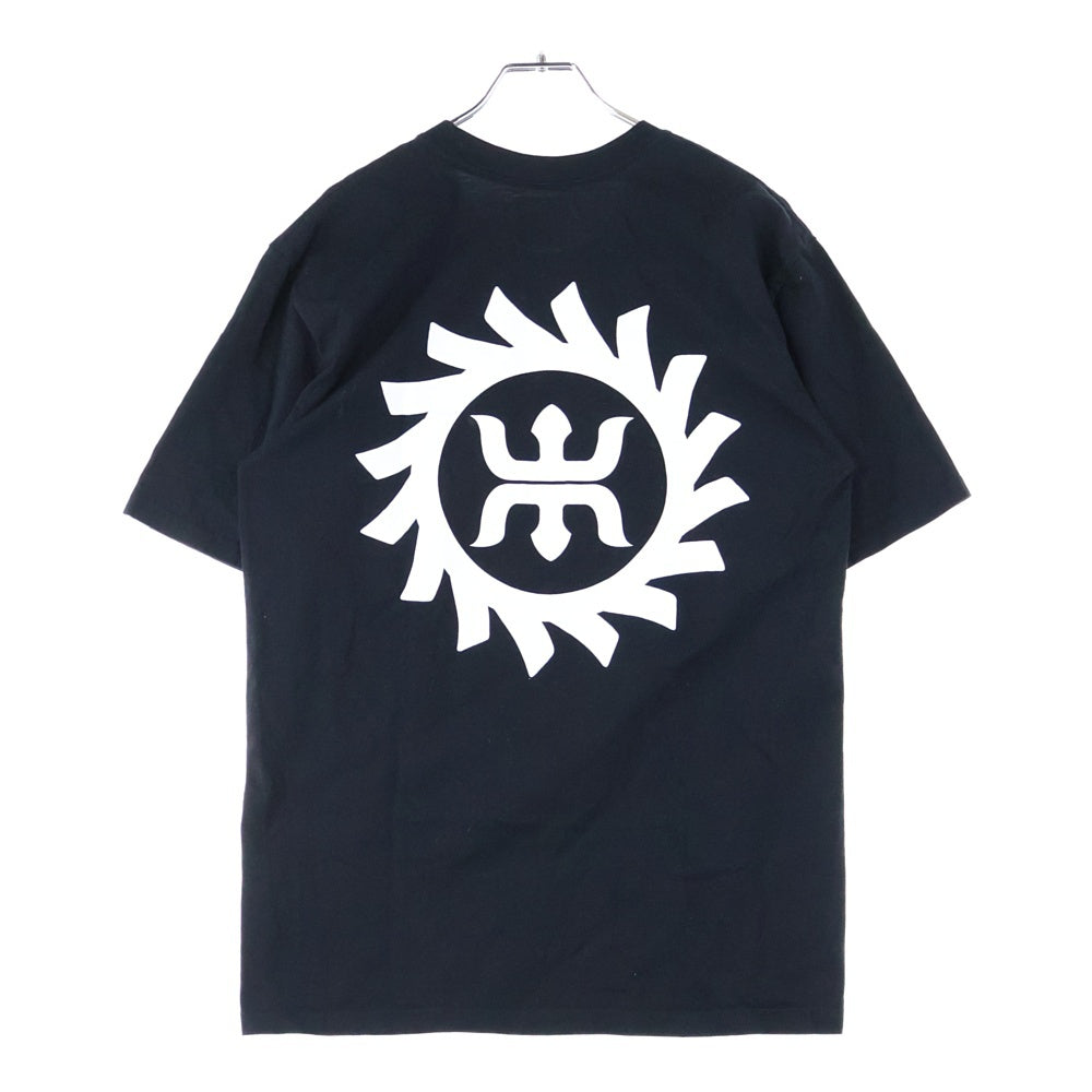 WTAPS(ダブルタップス) 22SS MON SCREEN TEE 火消しロゴ クルーネック半袖Tシャツカットソー ブラック