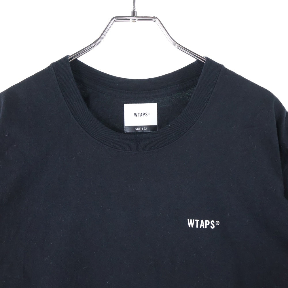 WTAPS(ダブルタップス) 22SS MON SCREEN TEE 火消しロゴ クルーネック半袖Tシャツカットソー ブラック
