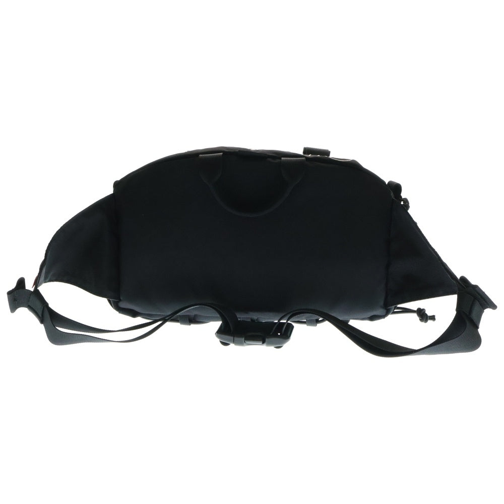 SUPREME(シュプリーム) 19AW Waist Bag ロゴ刺繍ウエストバッグ ショルダーバッグ ブラック