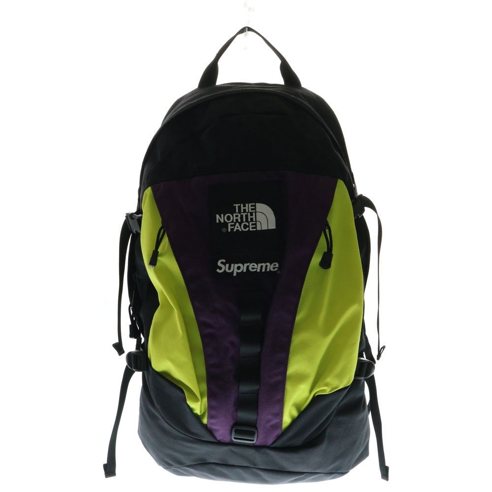 SUPREME(シュプリーム) 18AW ×THE NORTH FACE Expedition Back Pack ザノースフェイス エクスペディションバックパック リュック ブラック/パープル/イエロー NF0A3SE6