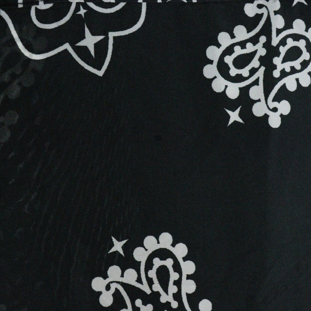 SUPREME(シュプリーム) 21SS Bandana Silk Shirts バンダナシルク半袖シャツ ブラック