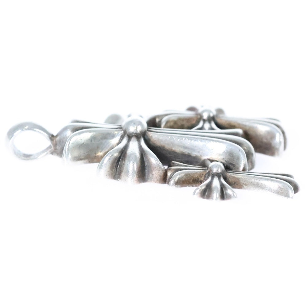 CHROME HEARTS(クロムハーツ) 3 CH CRS SML トリプルCHクロス スモール ペンダントトップ シルバー BCA201
