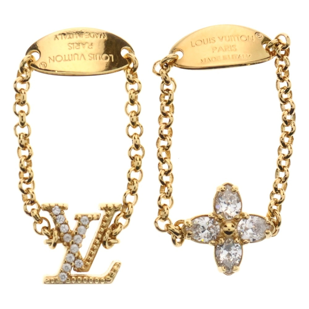 LOUIS VUITTON(ルイヴィトン) レディLV リング 指輪 2個セット ゴールド M1604L