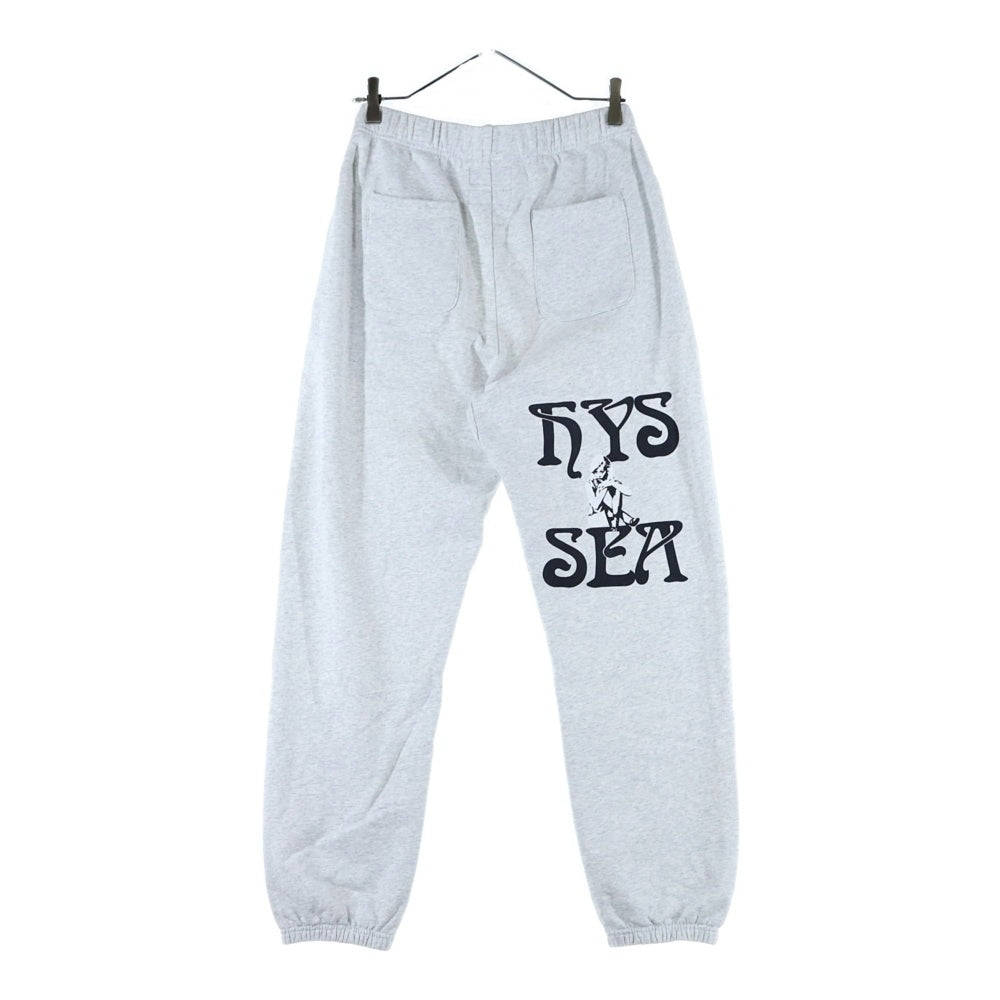 HYSTERIC GLAMOUR(ヒステリックグラマー) 23AW × WIND AND SEA SWEAT PANTS WDS-C-HYS-24-Q2-09 フロントロゴ刺繍 スウェットパンツ