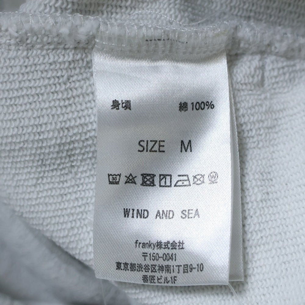 HYSTERIC GLAMOUR(ヒステリックグラマー) 23AW × WIND AND SEA SWEAT PANTS WDS-C-HYS-24-Q2-09 フロントロゴ刺繍 スウェットパンツ