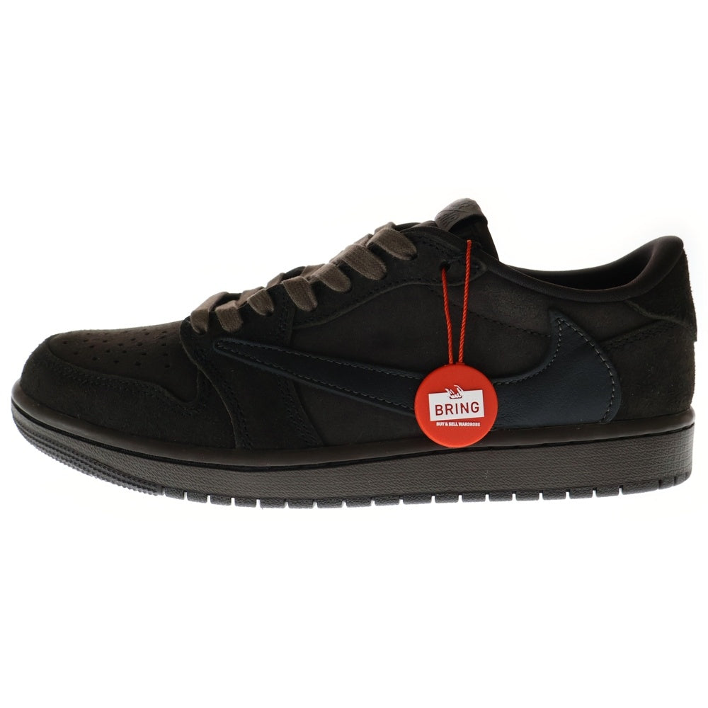 NIKE(ナイキ) ×TRAVIS SCOTT AIR JORDAN 1 LOW OG SP VELVET BROWN AND DARK MOCHA DM7866-202 トラヴィススコット エアジョーダン1 ローカットスニーカー US8/26cm
