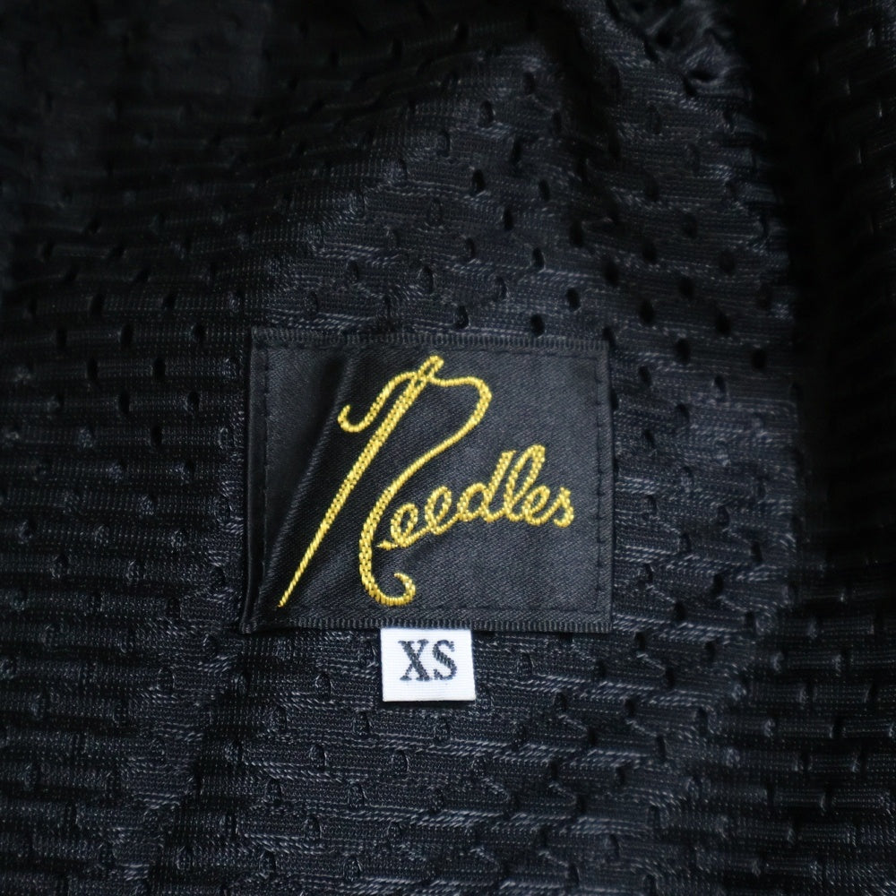 Needles(ニードルス) 23SS STUDIOUS別注 ストレートトラックパンツ ブラック QV1614