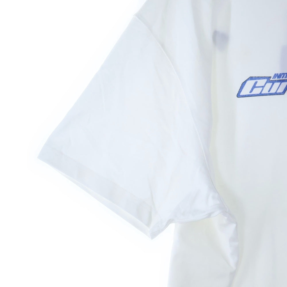 ADER ERROR(アーダーエラー) 梅田阪急限定 プリントクルーネックTシャツ半袖カットソー ホワイト BO05FYTS0105OW