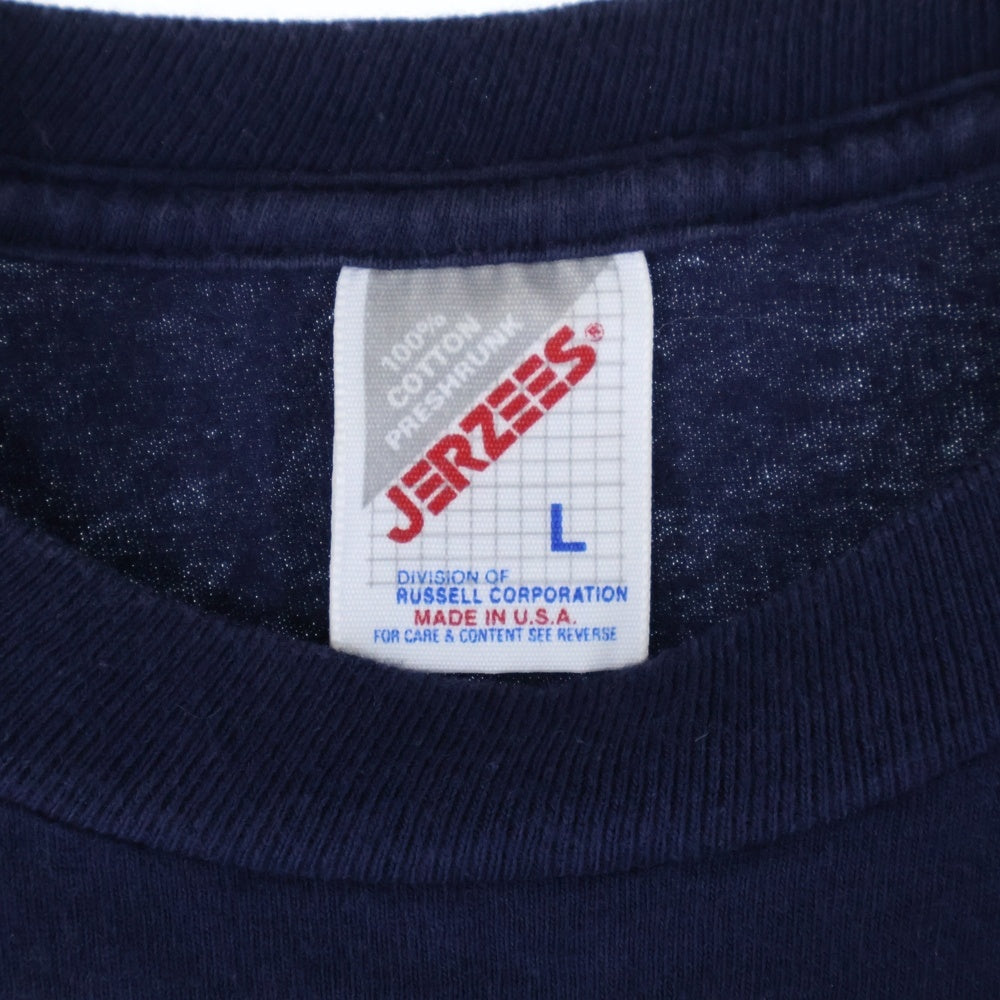 VINTAGE(ヴィンテージ) 90s vintage godzilla destroyah jerzeesタグ ゴジラvsデストロイア ムービーT クルーネック半袖Tシャツカットソー ネイビー