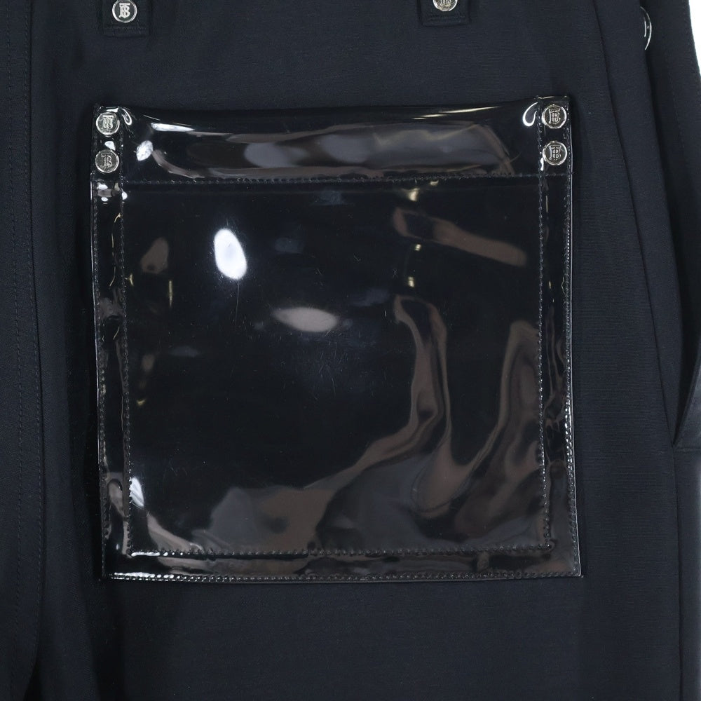 BURBERRY(バーバリー) PVCポケット トラウザーズスラックスロングパンツ ブラック 4557884