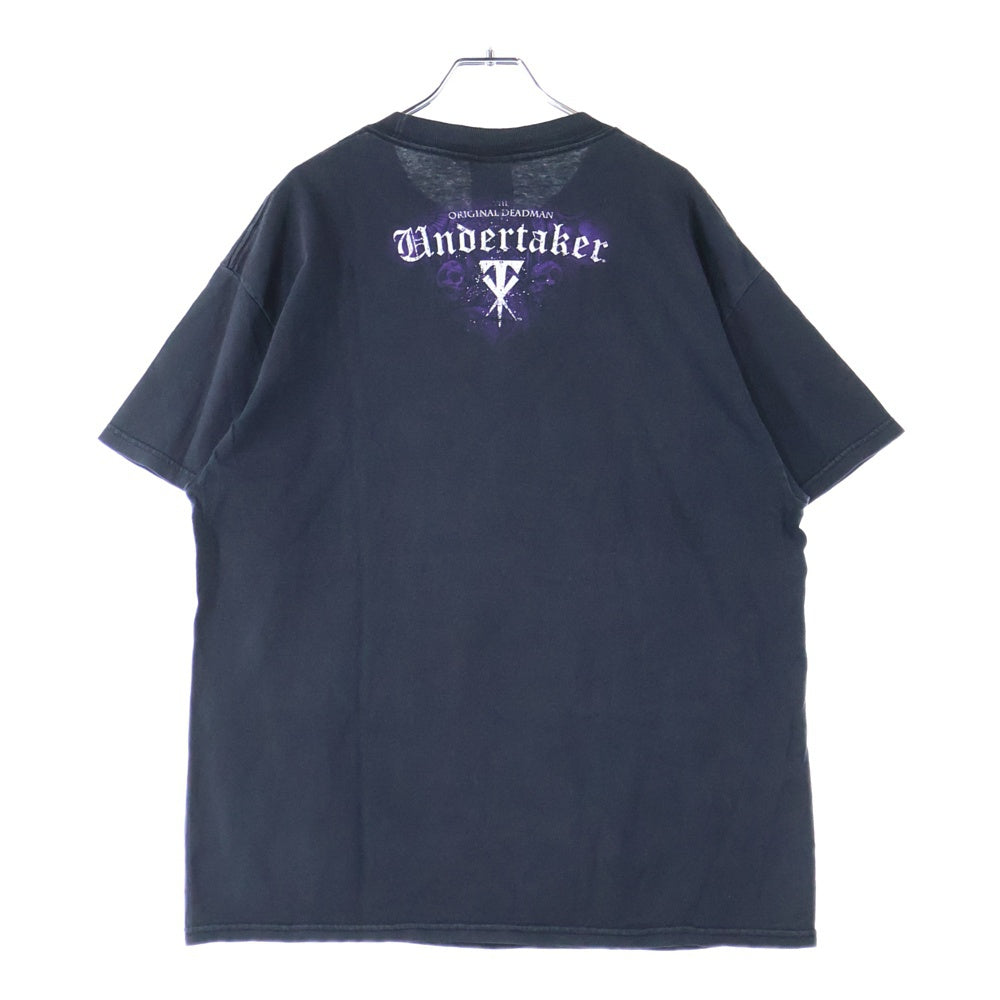 VINTAGE(ヴィンテージ) 00s vintage WWE the undertaker ジアンダーテイカー クルーネック半袖Tシャツカットソー ブラック