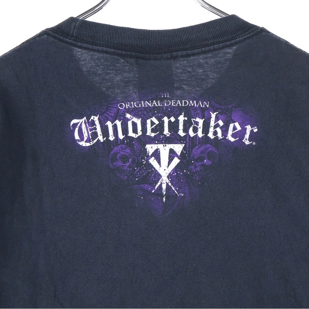 VINTAGE(ヴィンテージ) 00s vintage WWE the undertaker ジアンダーテイカー クルーネック半袖Tシャツカットソー ブラック