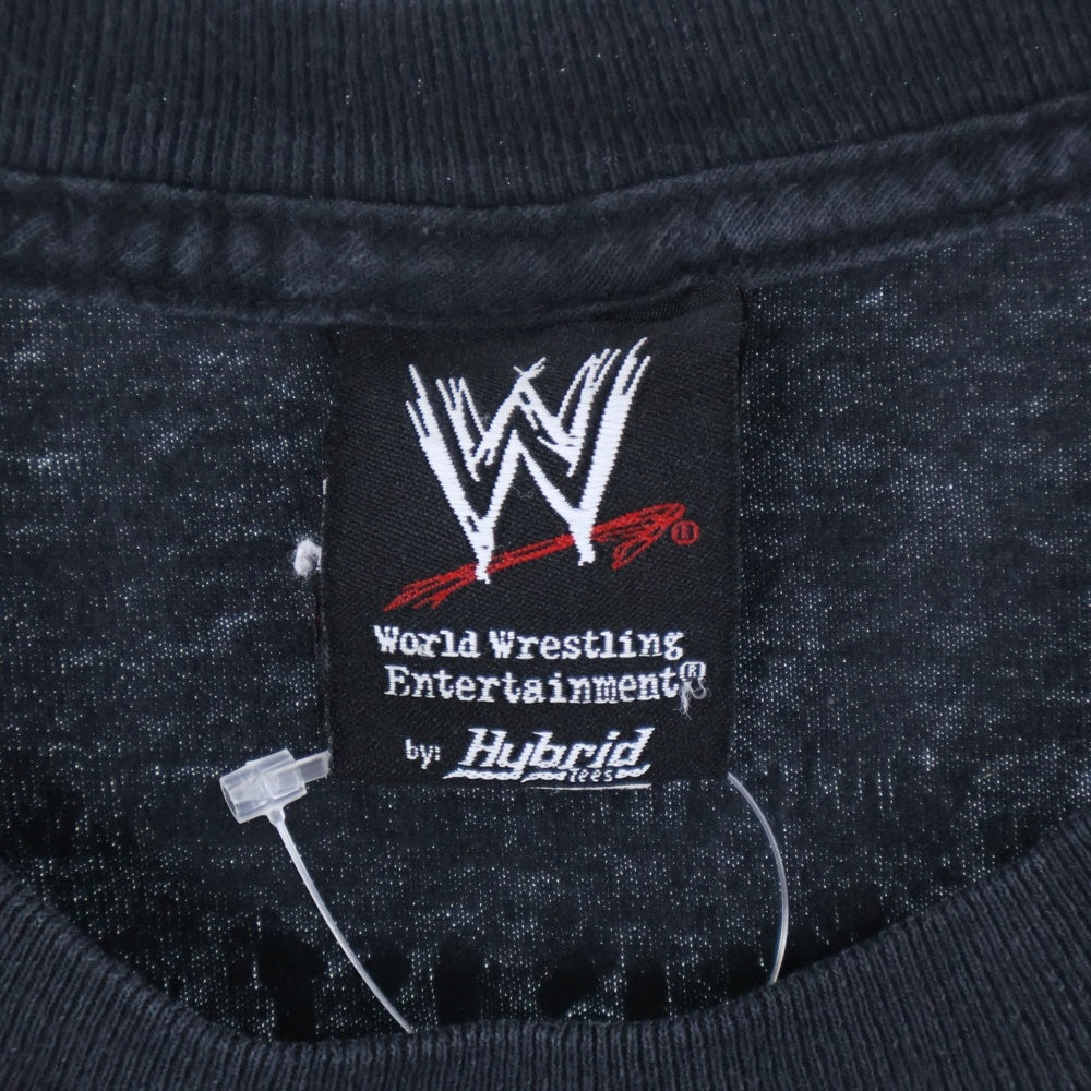 VINTAGE(ヴィンテージ) 00s vintage WWE the undertaker ジアンダーテイカー クルーネック半袖Tシャツカットソー ブラック