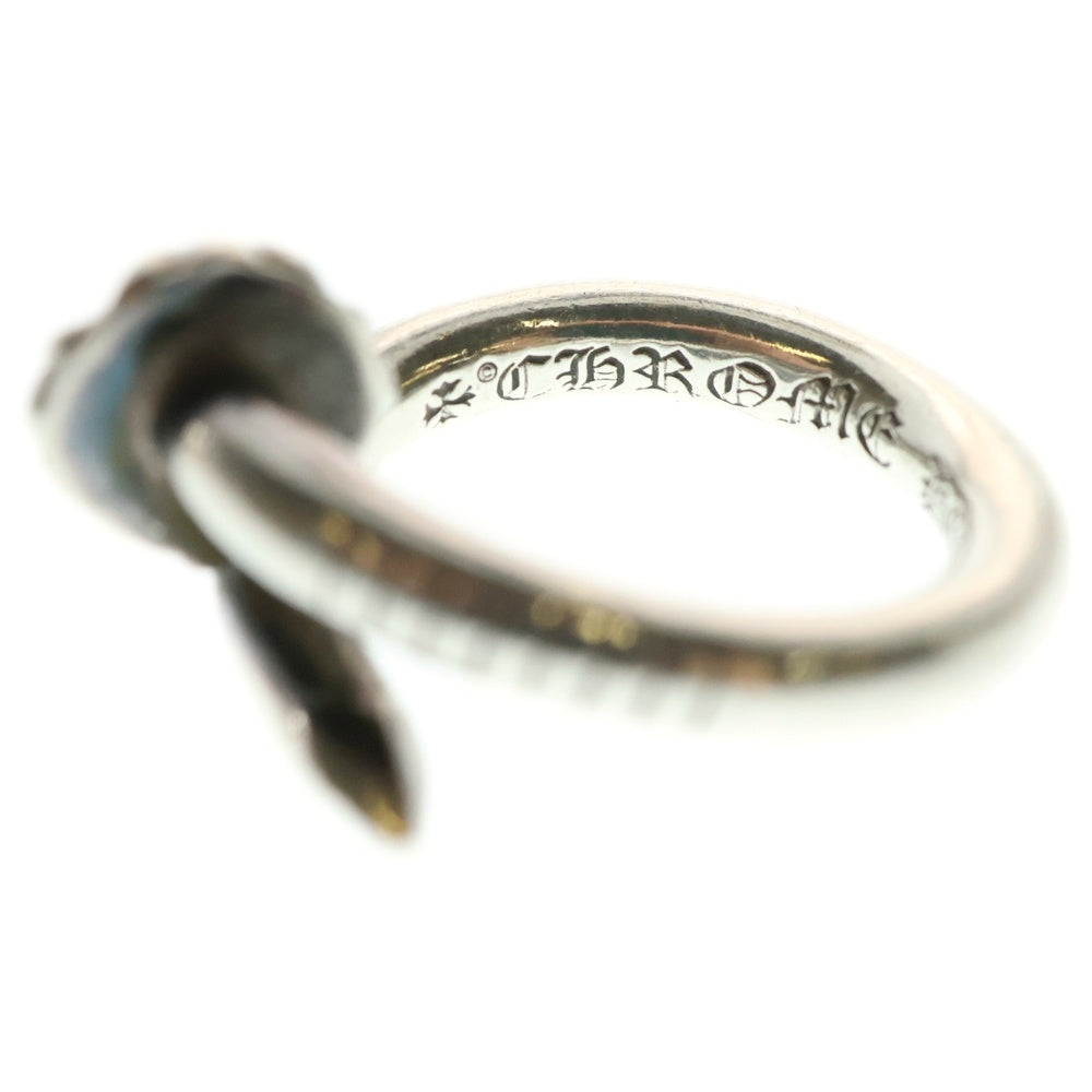 CHROME HEARTS(クロムハーツ) NAIL CRSBALL ネイル クロスボール リング シルバー BCA349