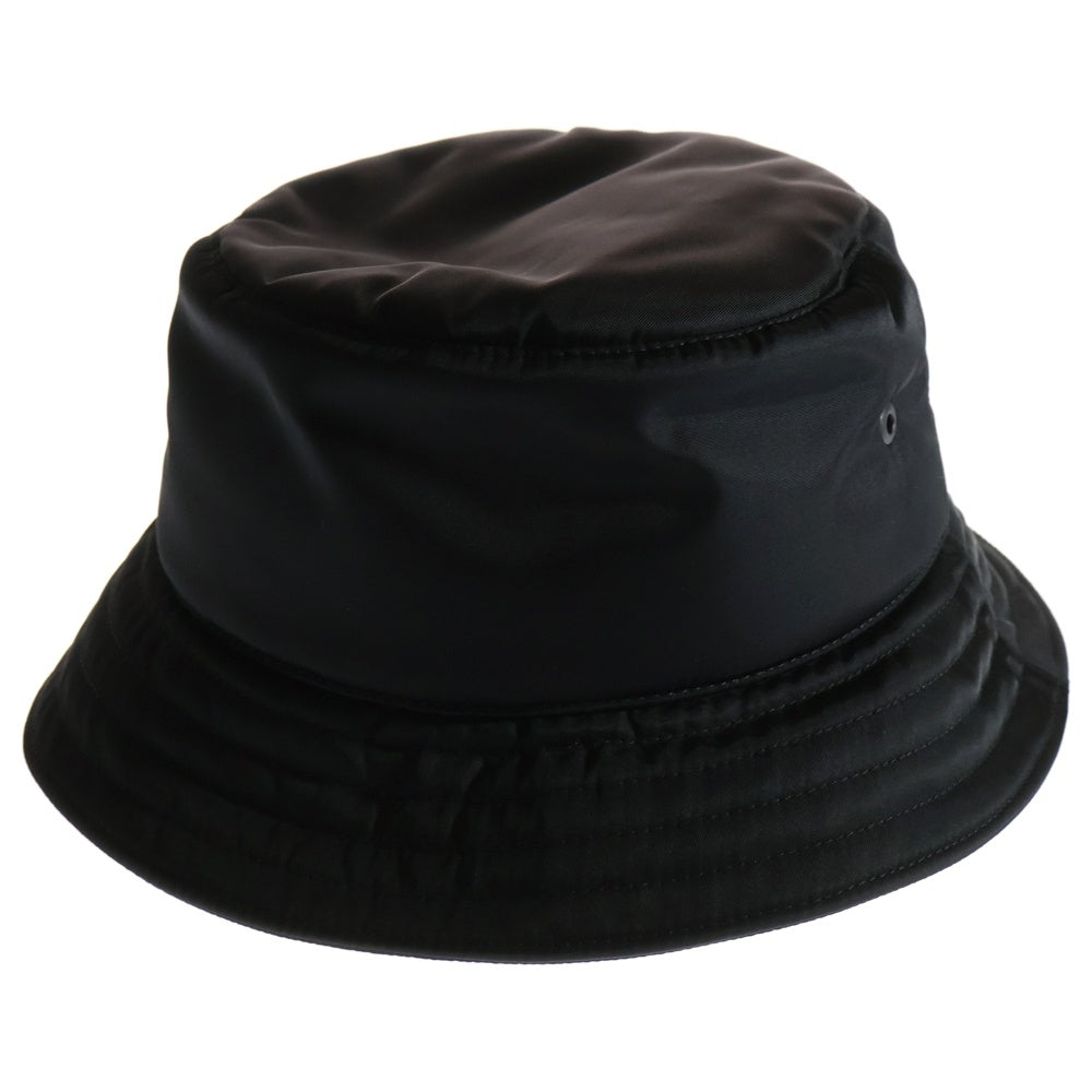 BURBERRY(バーバリー) NYLON PADDED BUCKET 8044081 ナイロン ロゴ バケットハット 帽子 ブラック