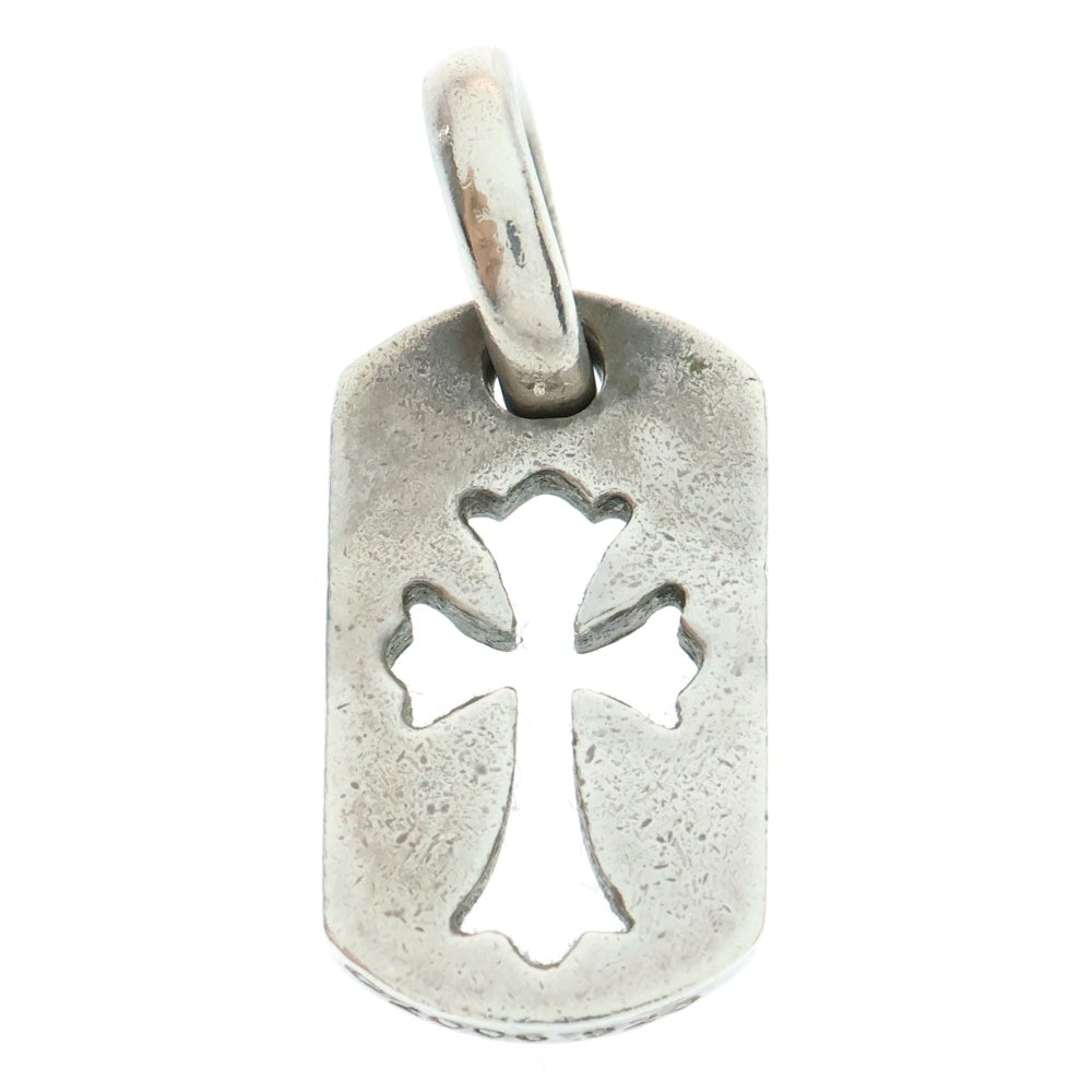 CHROME HEARTS(クロムハーツ) DT TNY CO CRS タイニーカットアウトクロスドッグタグ チャーム ペンダントトップ シルバー BCA252