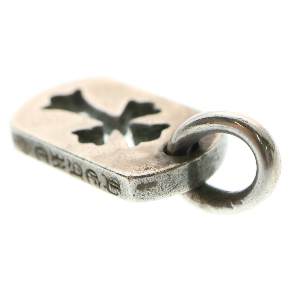 CHROME HEARTS(クロムハーツ) DT TNY CO CRS タイニーカットアウトクロスドッグタグ チャーム ペンダントトップ シルバー BCA252