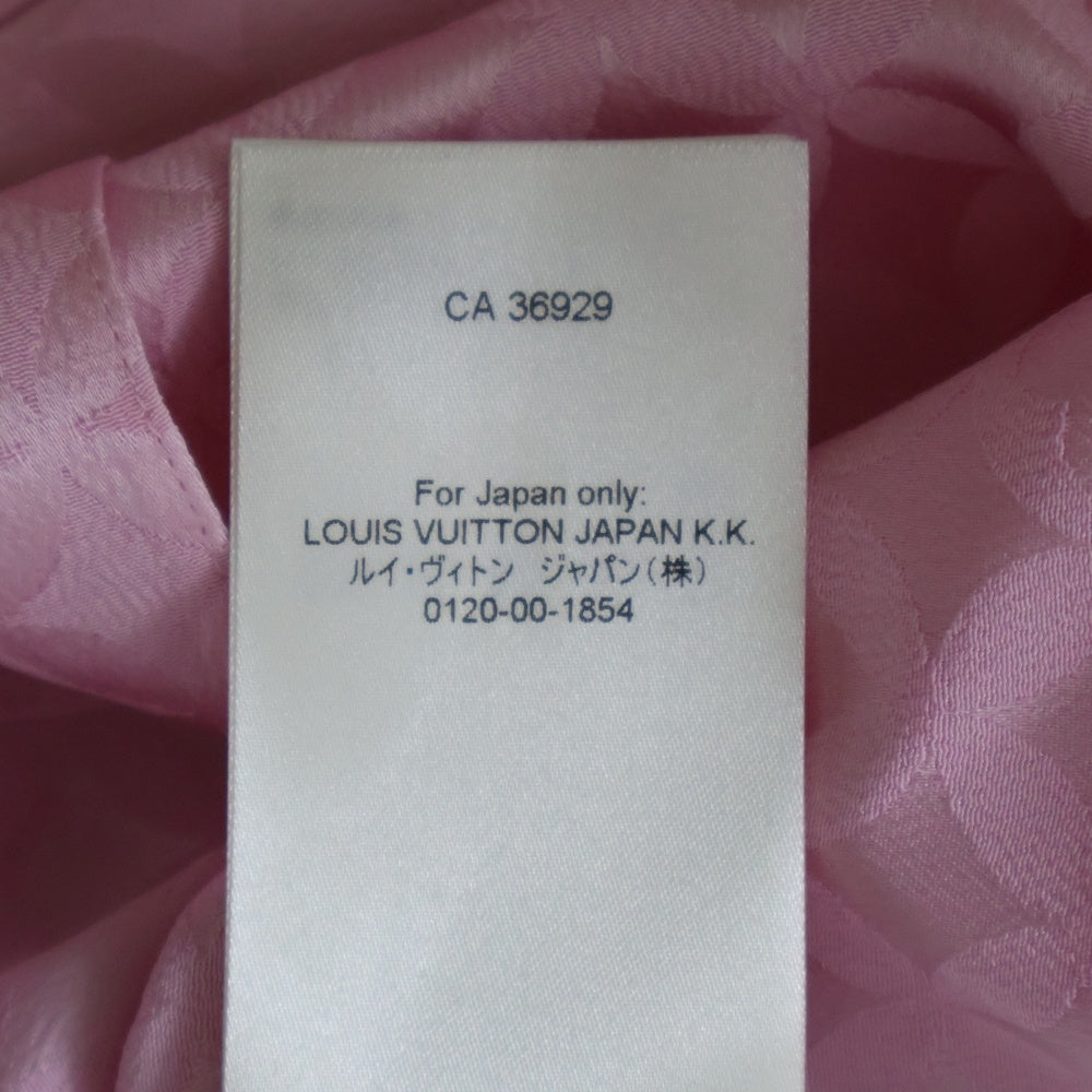 LOUIS VUITTON(ルイヴィトン) 25AW モノグラムジャガード半袖シャツ ピンク RM252M WYK HTS72W