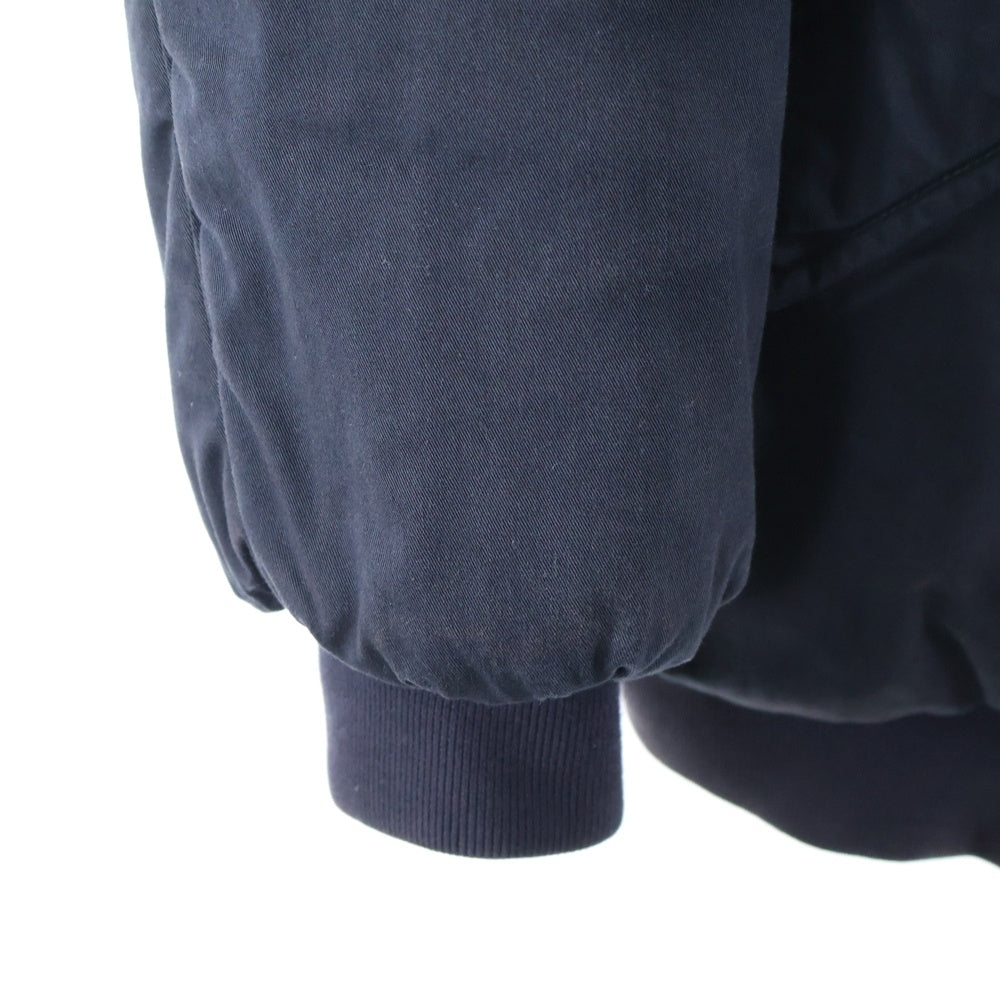 BALENCIAGA(バレンシアガ) NAVY BLUE Jacket with standing collar スタンディングカラー ジップアップ中綿ジャケット ネイビー 681426 TBP01