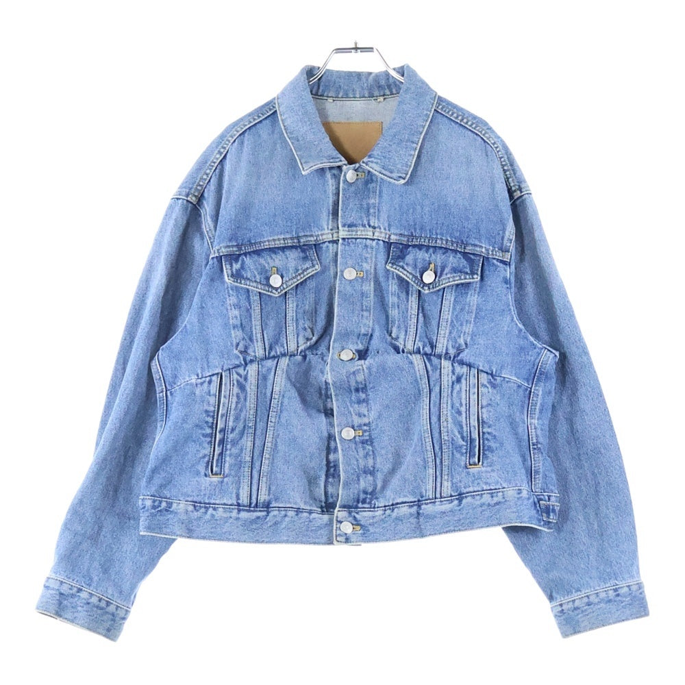 BALENCIAGA(バレンシアガ) 16AW 再構築スウイングデニムジャケット ブルー 446443 TSB06