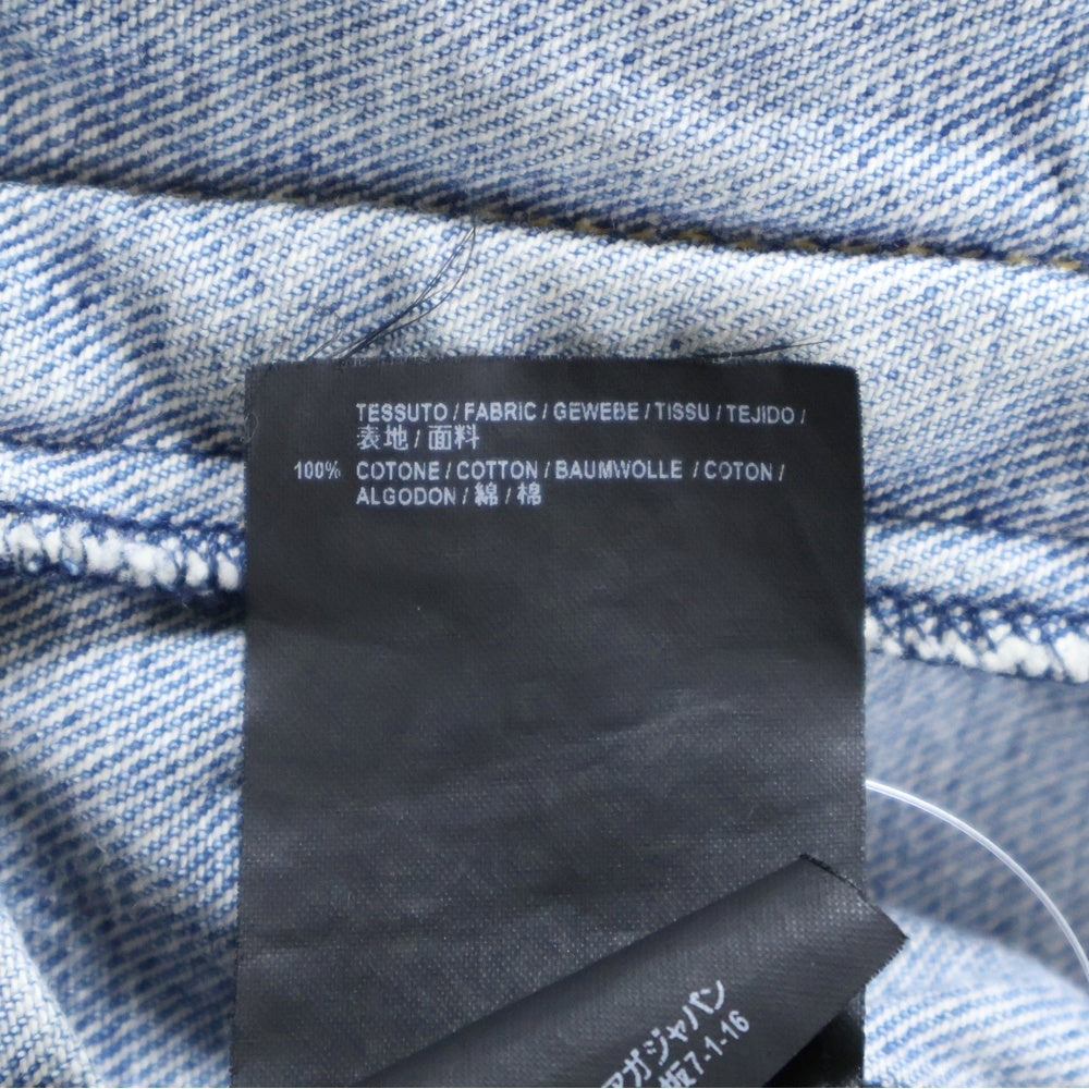 BALENCIAGA(バレンシアガ) 16AW 再構築スウイングデニムジャケット ブルー 446443 TSB06
