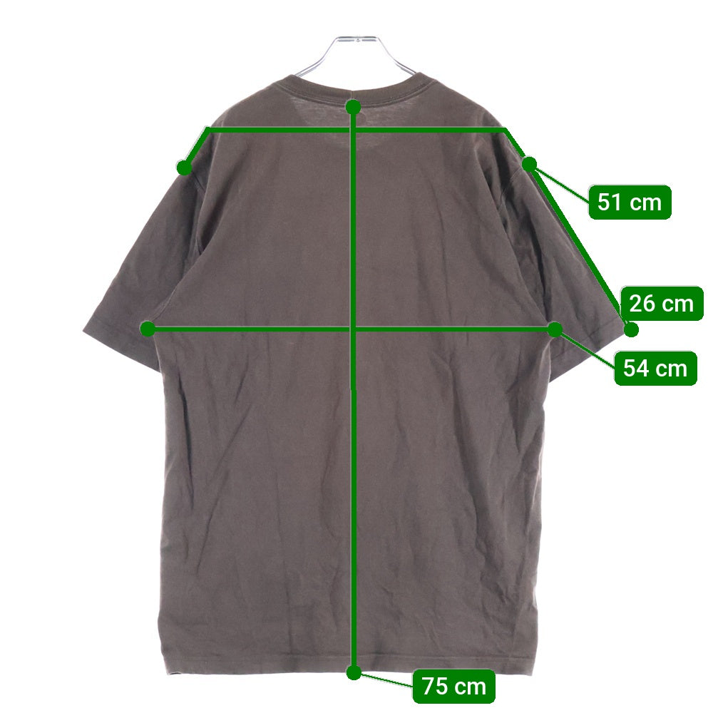 CARHARTT(カーハート) フロントワンポイントロゴ刺?ポケット クルーネック半袖Tシャツカットソー ブラウン