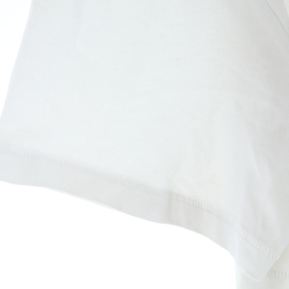 ALEXANDER WANG(アレキサンダーワン) クロップド ポッケト クルーネック半袖Tシャツカットソー ホワイト レディース 1CC2221635