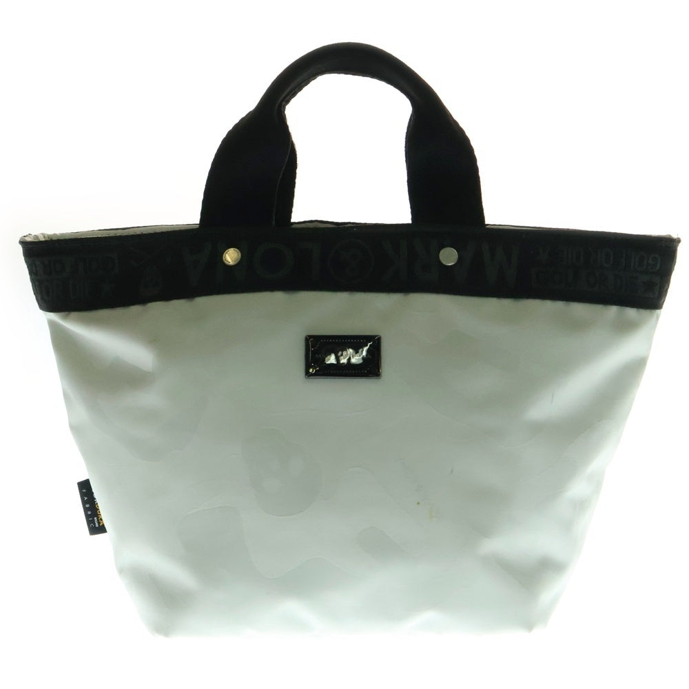 MARK&LONA(マークアンドロナ) Gauge Camo Mini Tote MLS-0A-SB02 スカル カモフラ ミニ トートバッグ ハンドバッグ ホワイト