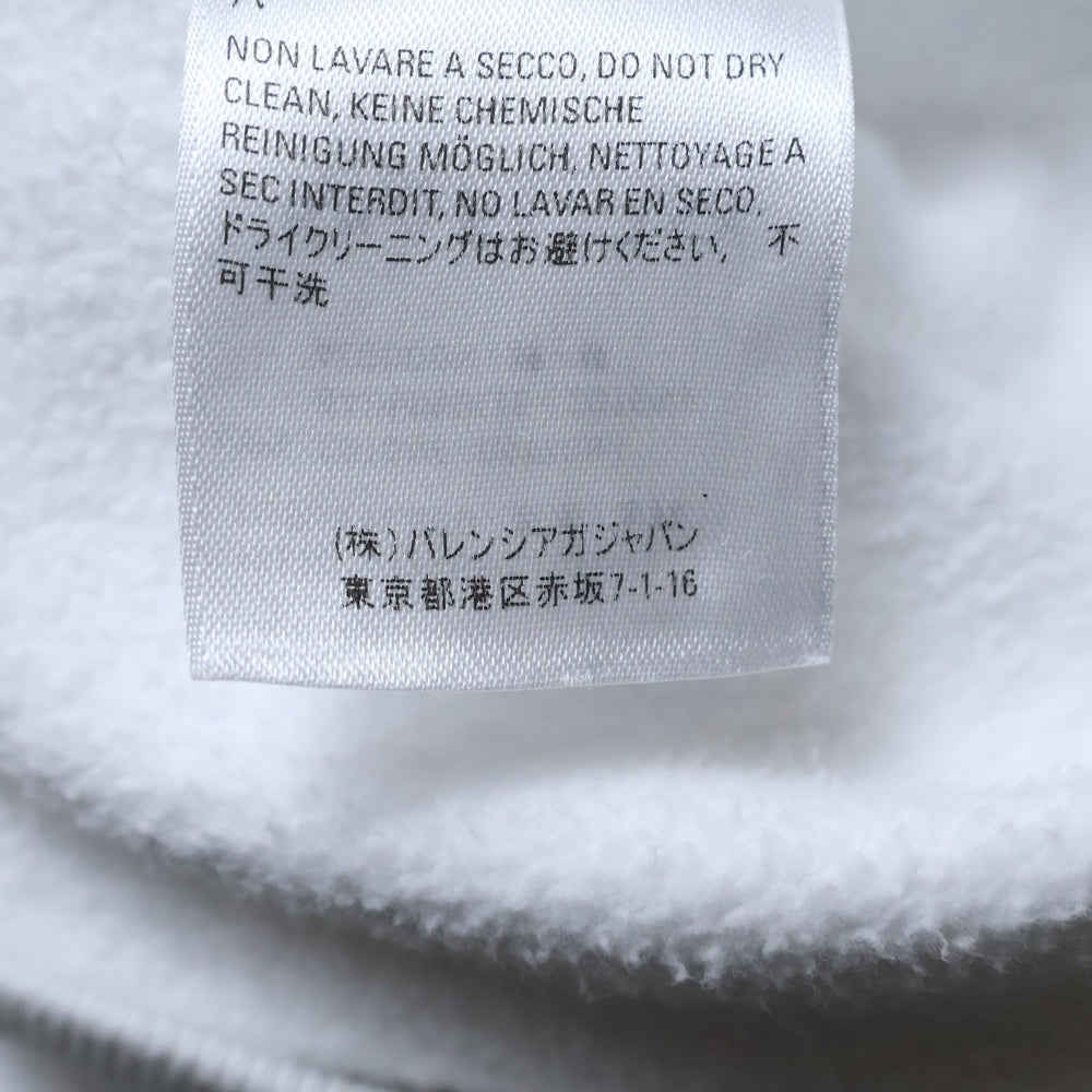 BALENCIAGA(バレンシアガ) 19AW Signature Logo Hoodie 583222 TFV64 シグネチャーロゴ プルオーバーパーカー フーディ ホワイト