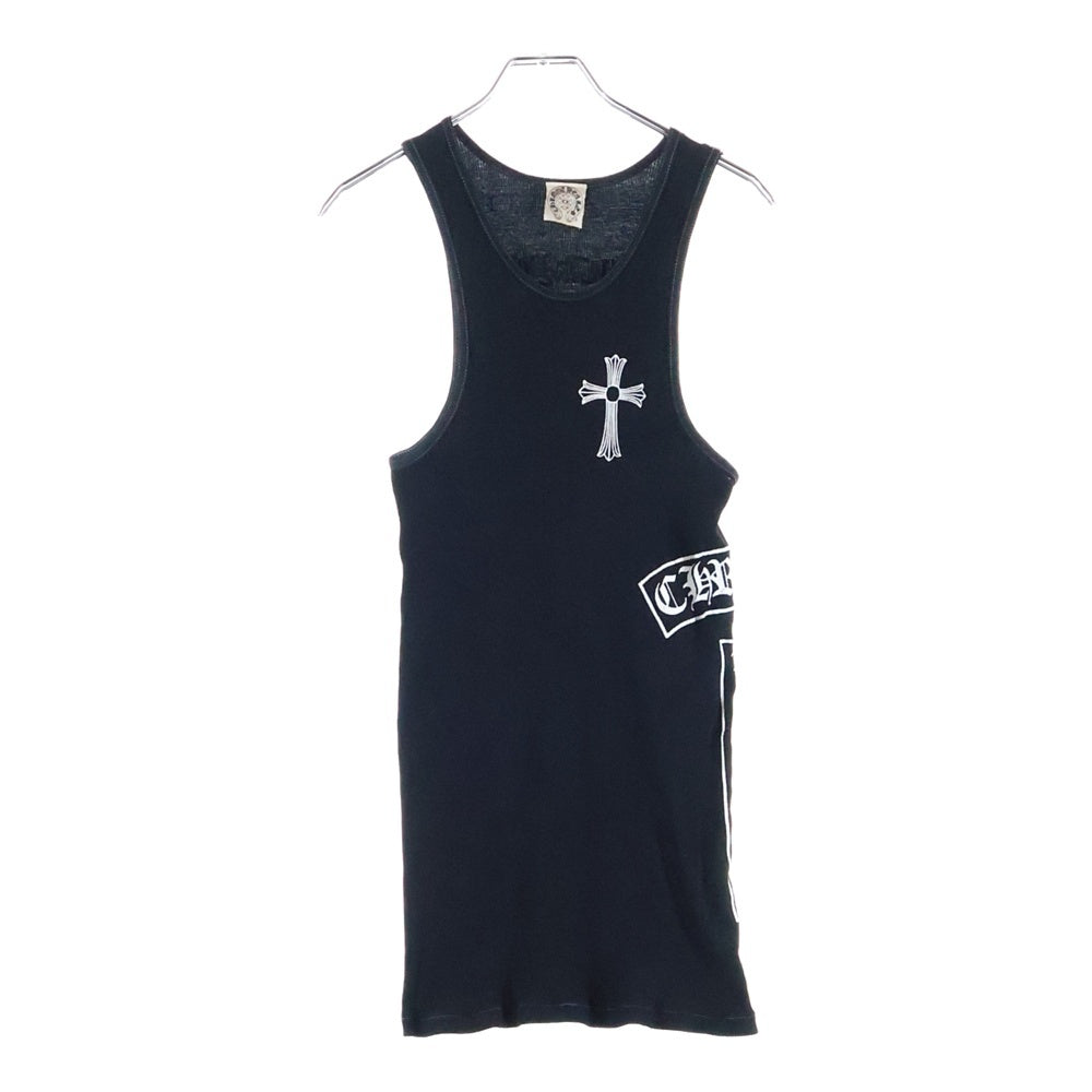 CHROME HEARTS(クロムハーツ) OLD FUCK YOU TANK TOP オールド ファックユー サイドロゴ タンクトップ ノースリーブ ブラック