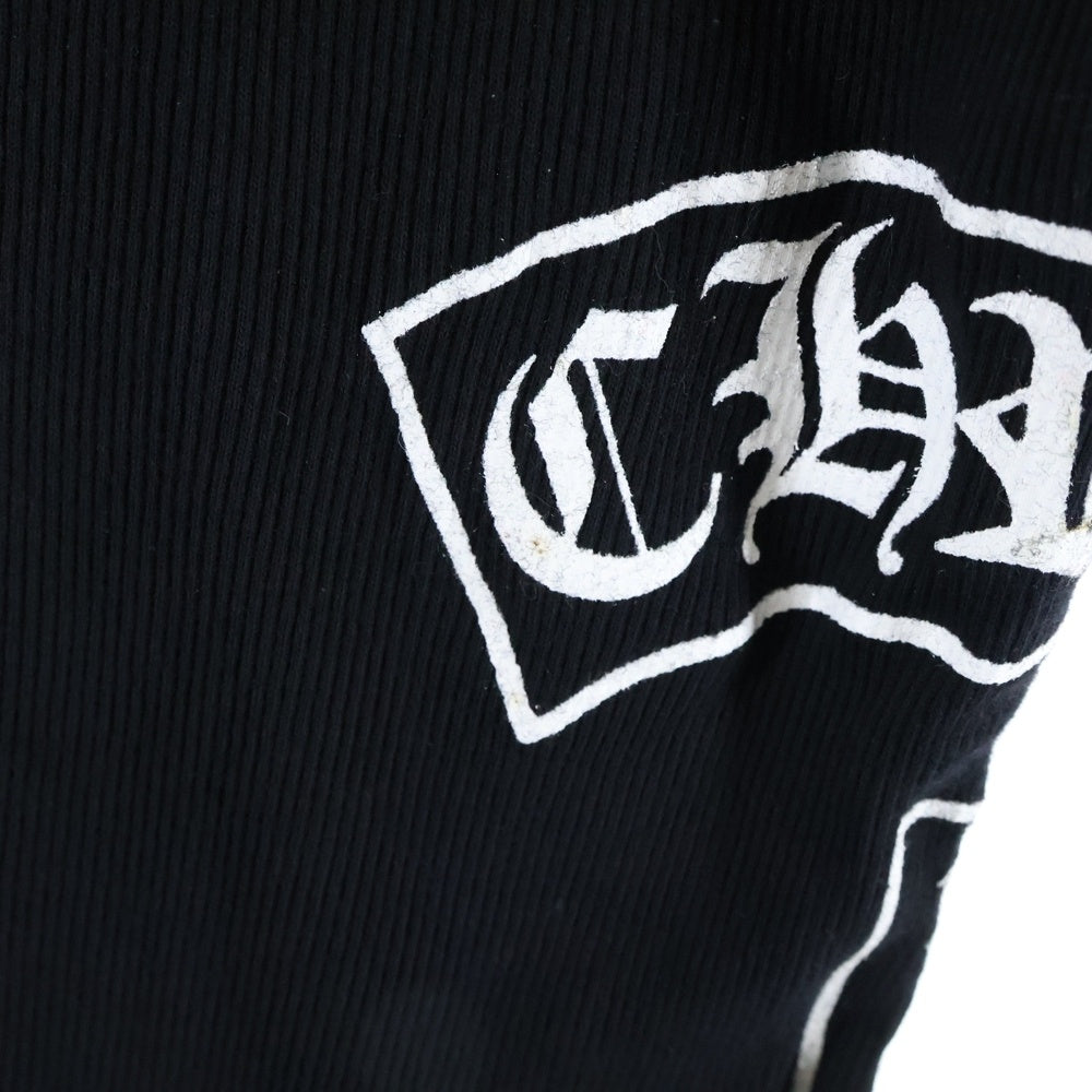 CHROME HEARTS(クロムハーツ) OLD FUCK YOU TANK TOP オールド ファックユー サイドロゴ タンクトップ ノースリーブ ブラック