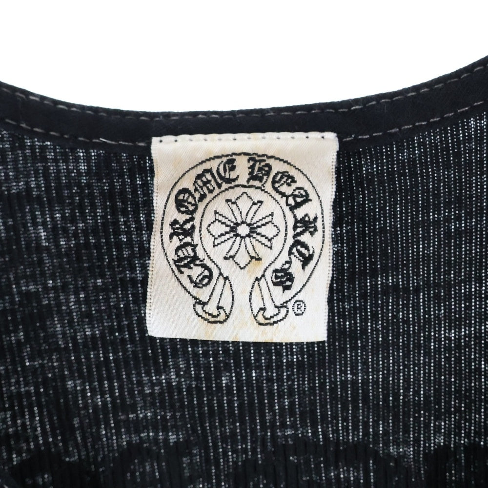 CHROME HEARTS(クロムハーツ) OLD FUCK YOU TANK TOP オールド ファックユー サイドロゴ タンクトップ ノースリーブ ブラック