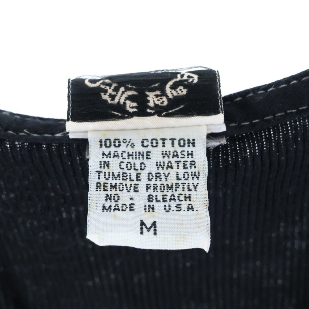 CHROME HEARTS(クロムハーツ) OLD FUCK YOU TANK TOP オールド ファックユー サイドロゴ タンクトップ ノースリーブ ブラック