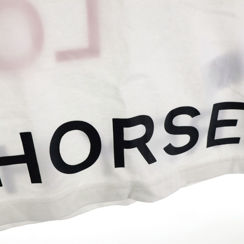BURBERRY(バーバリー) 21SS HORSEFERRY S/S TEE 8017103 ホースフェリー ロゴプリント 半袖Tシャツ カットソー ホワイト