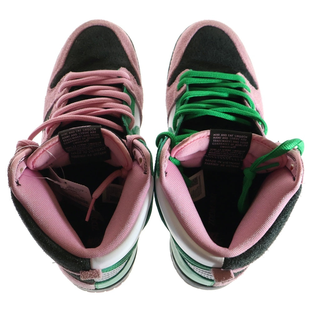 NIKE(ナイキ) DUNK HIGH PRO PRM INVERT CELTICS CU7349-001 インバートセルティックス ダンク ハイ カットスニーカー ブラック/ピンク US10/28cm