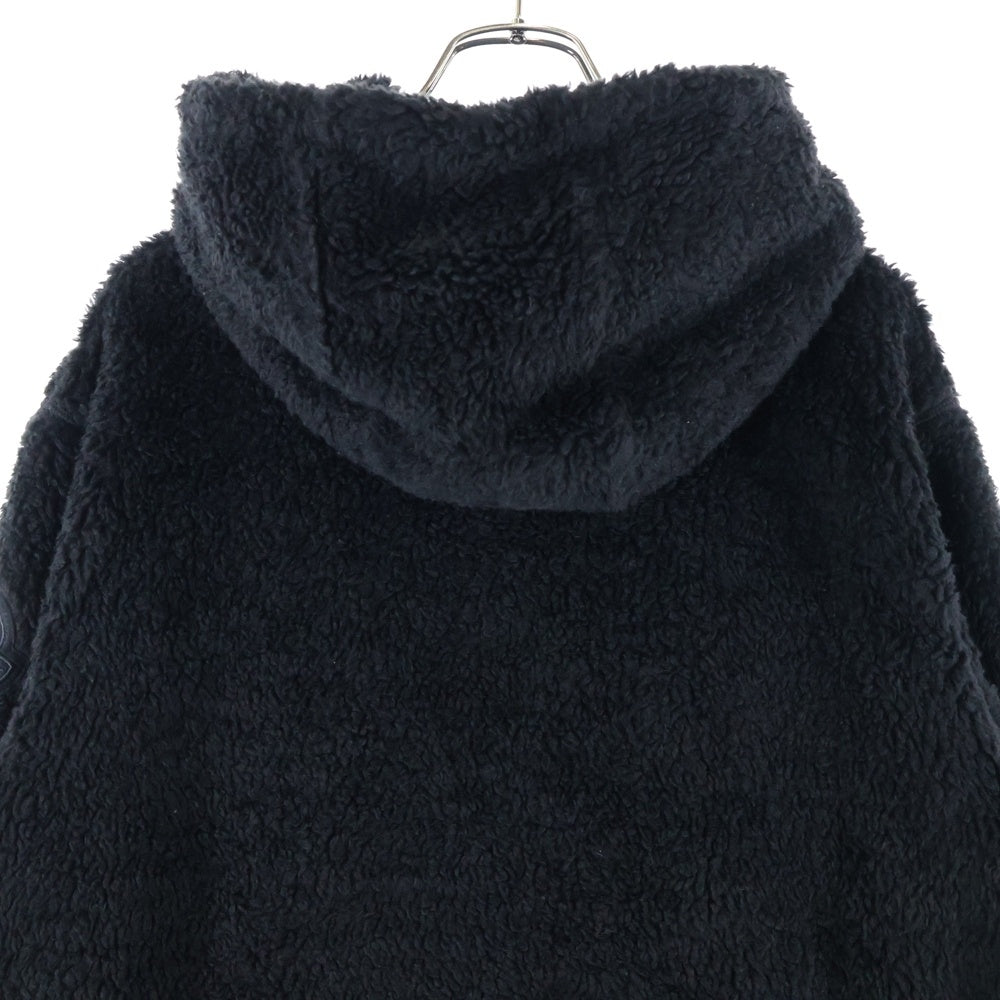 MONCLER GINIUS(モンクレール ジーニアス) MAGLIA E20918031100 809FH ボア フリース パーカー フーディ ブラック