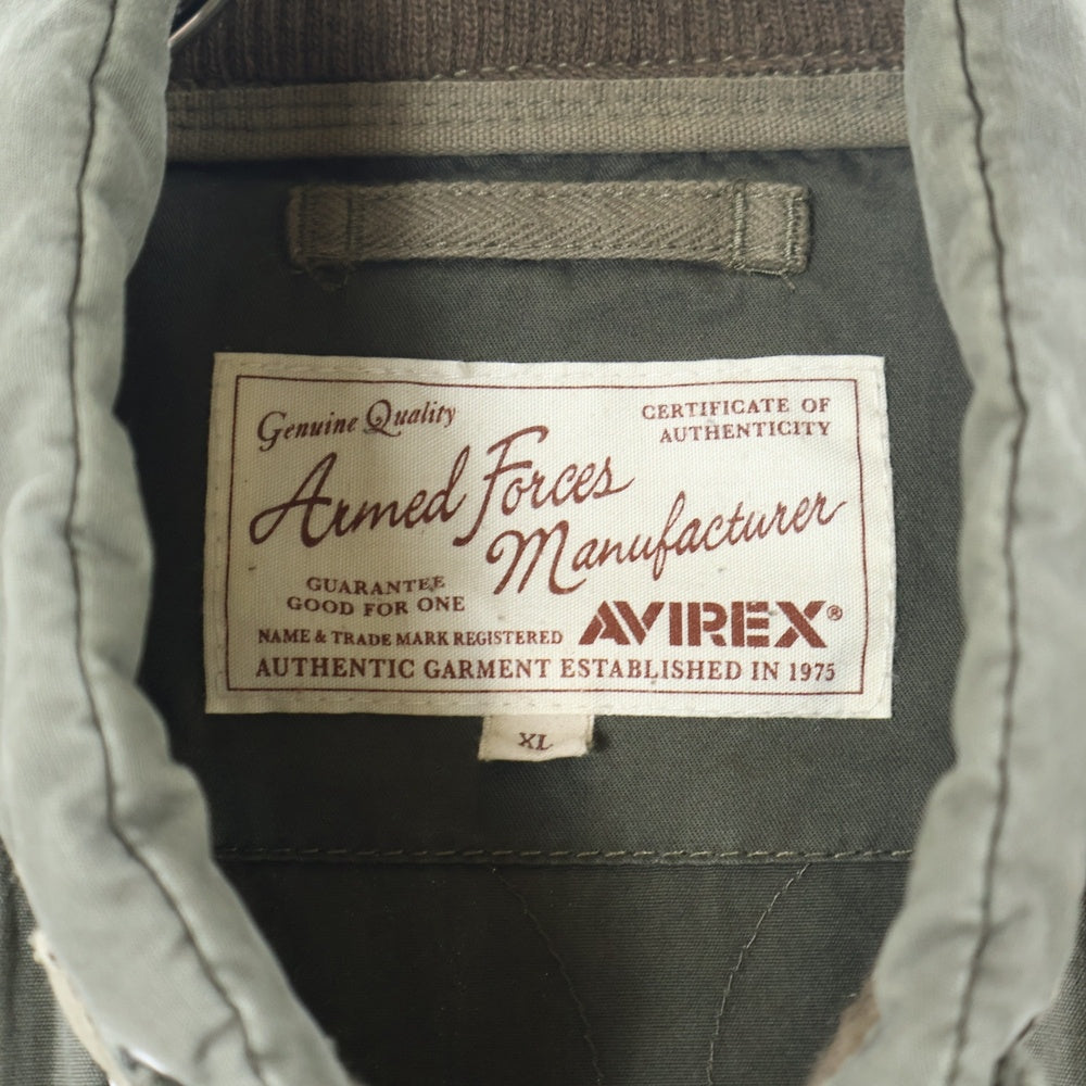 AVIREX(アヴィレックス) Military Jacket 6122035 ミリタリージャケット グリーン