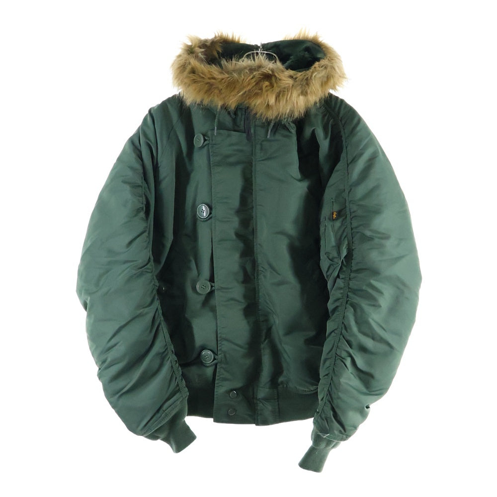 AVIREX(アヴィレックス) N-2B Flight Jacket 1625-573-8335 フライトジャケット ファーフード ミリタリージャケット グリーン