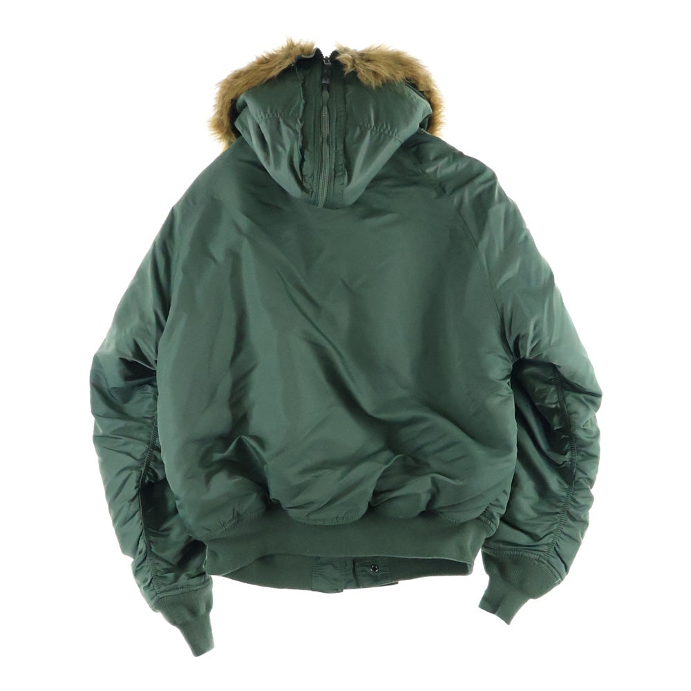 AVIREX(アヴィレックス) N-2B Flight Jacket 1625-573-8335 フライトジャケット ファーフード ミリタリージャケット グリーン