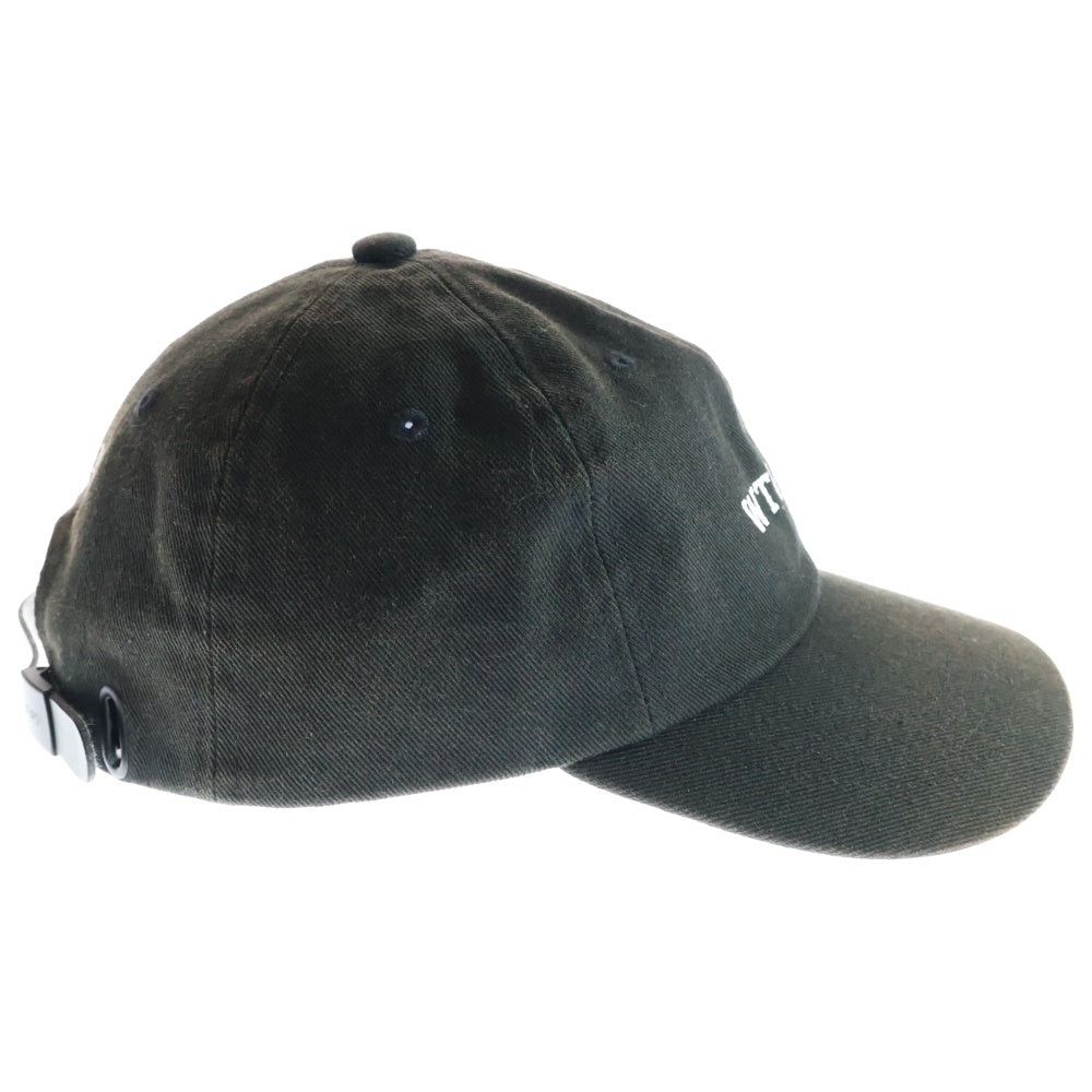WTAPS(ダブルタップス) 23SS WTA Logo Cap 231HCDT-HT05 ロゴ キャップ 帽子 ブラック