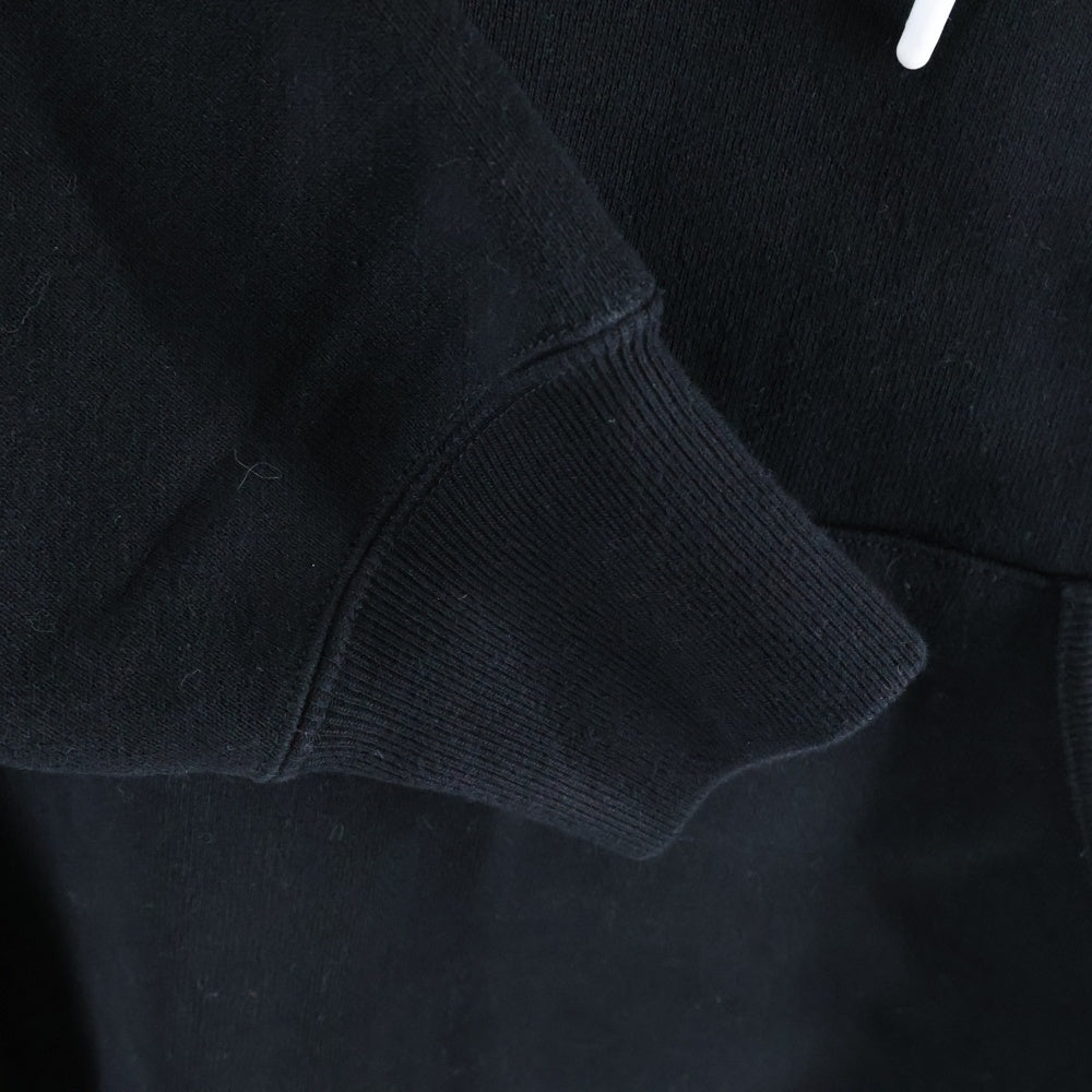 WTAPS(ダブルタップス) 24SS ACADEMY HOODY COLLEGE 241ATDT-CSM04 ロゴ プルオーバーパーカー フーディ ブラック