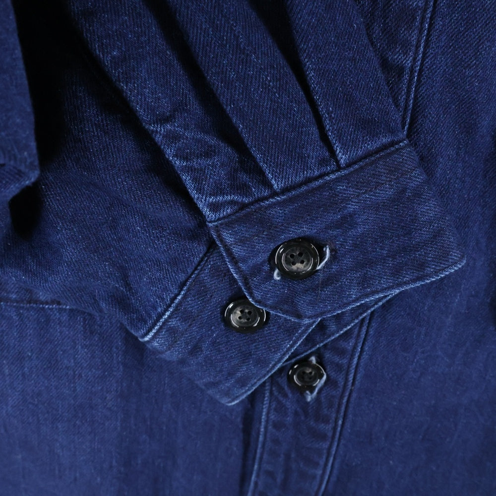 WTAPS(ダブルタップス) 23SS WCPO LS COTTON DENIM 231WVDT-SHM01 長袖デニムシャツジャケット インディゴ