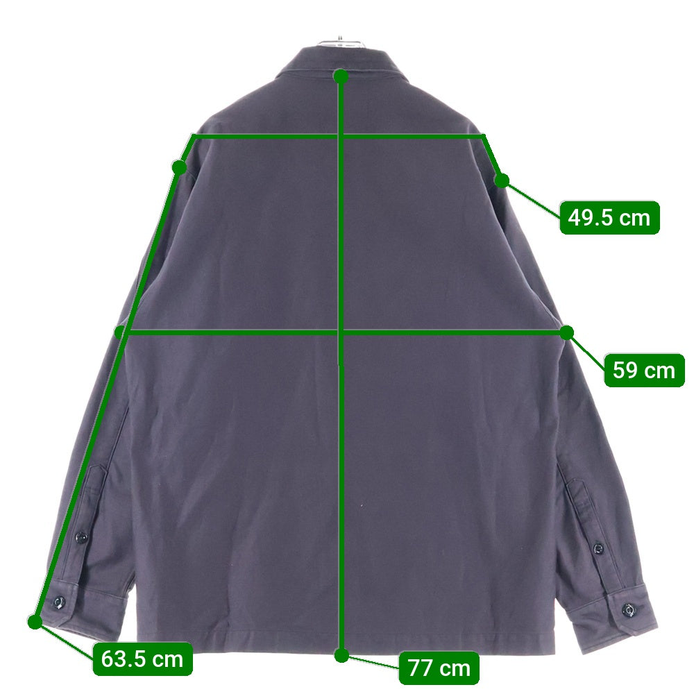 WTAPS(ダブルタップス) 20AW BUDS LS COTTON SATIN 202BRDT-SHM01 バッツ コットンサテン 長袖シャツ ブラウン