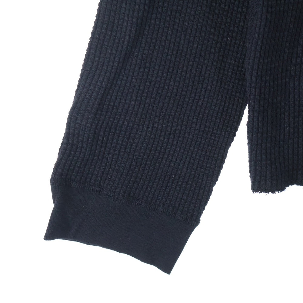 CHROME HEARTS(クロムハーツ) Thermal L/S TEE アームフローラルクロスサーマル長袖カットソー 長袖Tシャツ ロングスリーブカットソー ロンT ブラック