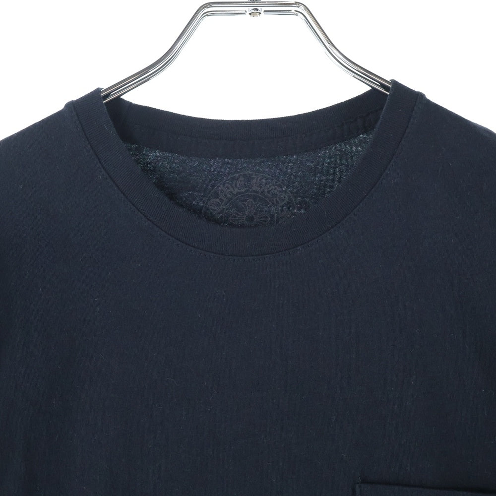 CHROME HEARTS(クロムハーツ) CH T-SHRT ホースシュープリント クルーネック半袖Tシャツカットソー ブラック