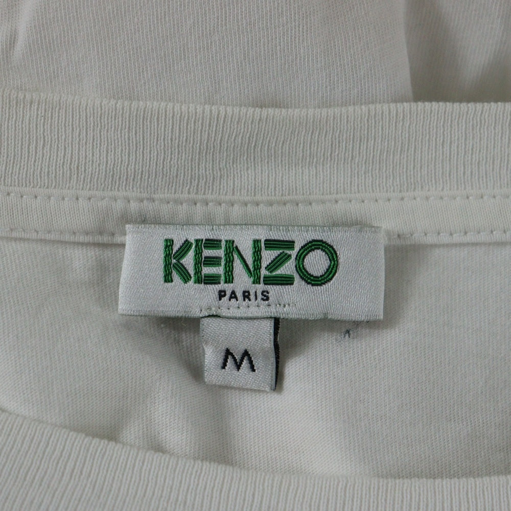 KENZO(ケンゾー) Front Logo S/S TEE F752TS7214YD ロゴ クルーネック半袖Tシャツカットソー ホワイト