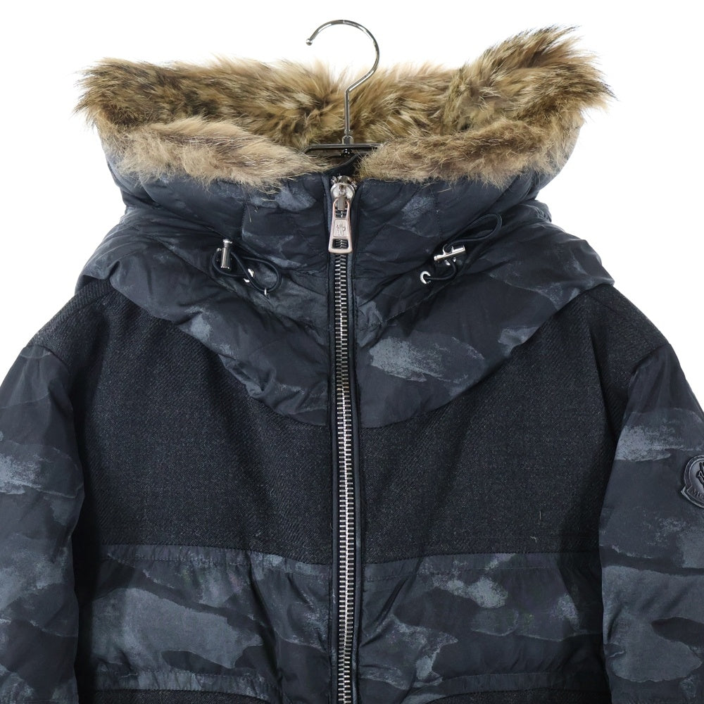 MONCLER(モンクレール) 15AW DEDION GIUBBOTTO デディオン ファー付きダウンジャケット ブラック A20914136025
